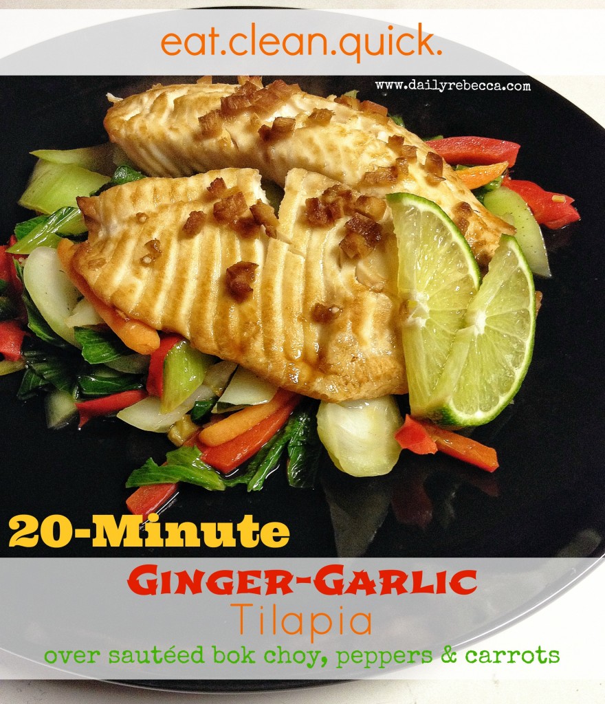 Ginger garlic tilapia