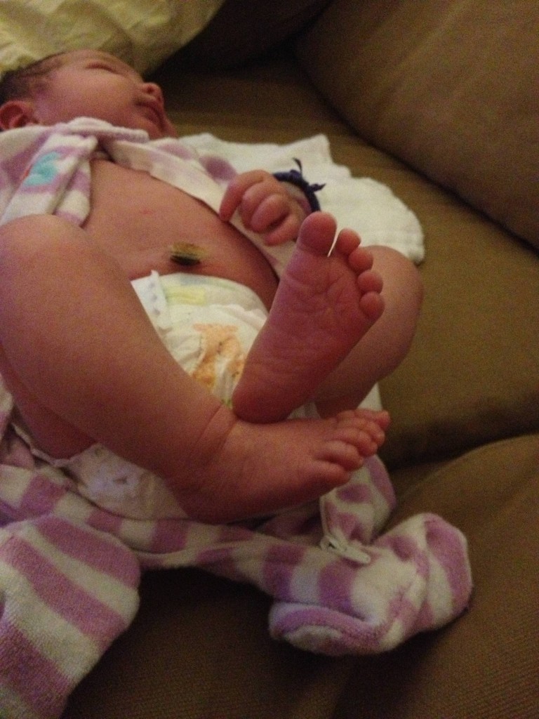 Sweet little feet.