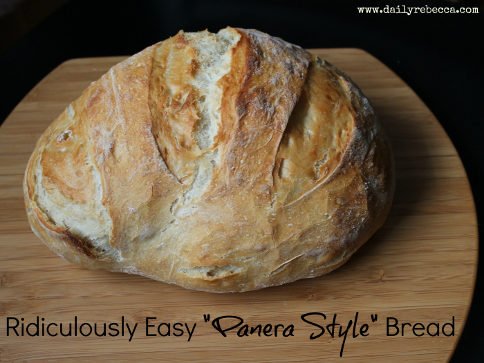 Ridiculously Easy Panera Style Bread