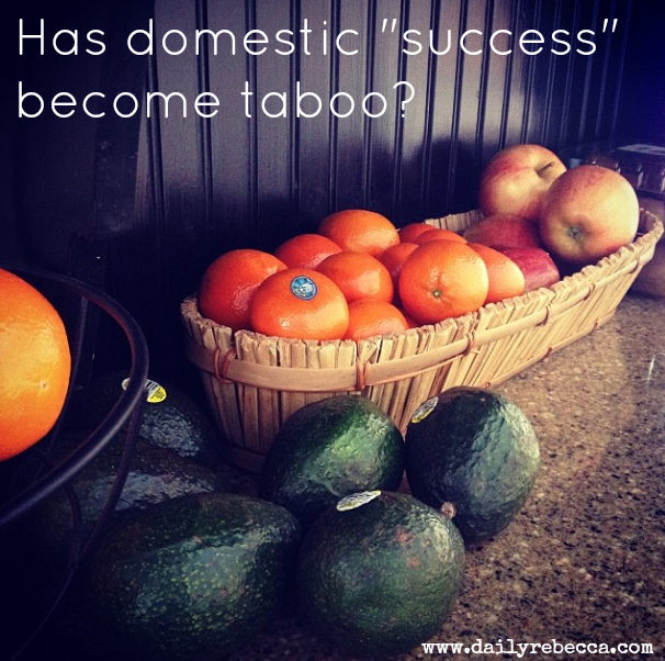 has domestic success become taboo
