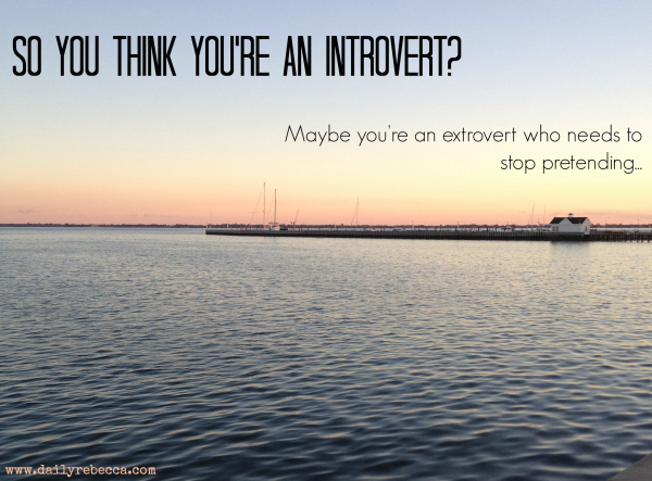 So you think you're an Introvert