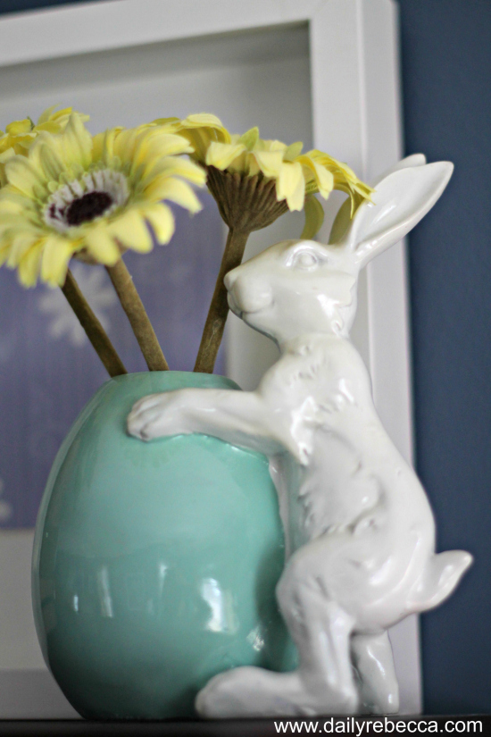bunny vase close up