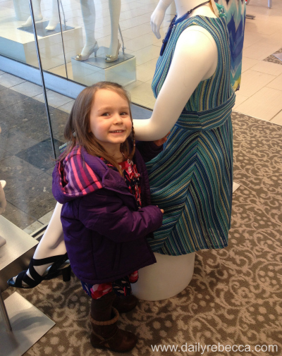 grace with mannequin