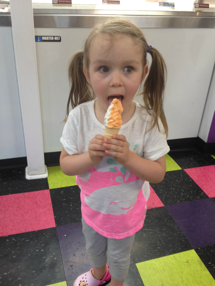 grace with cone