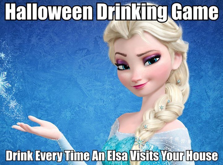 Elsa drinking game