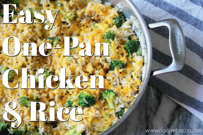 Easy One Pan Chicken & Rice